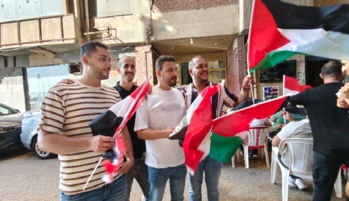 من قلب الإسكندرية.. فلسطينيون يعلنون دعمهم لمنتخب مصر قبل مواجهة الأرجنتين