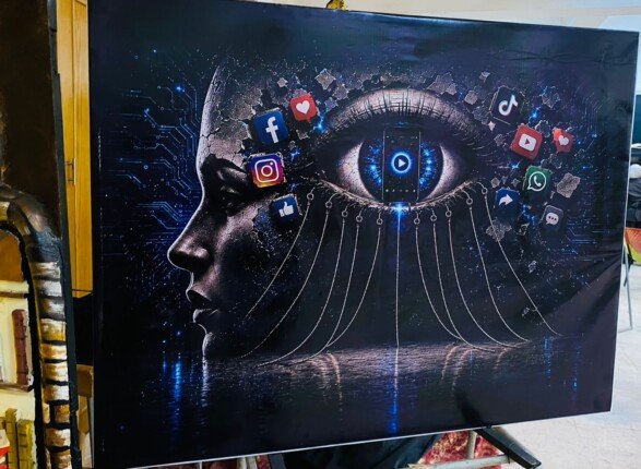 «Broken Reality».. مشروع تخرج بجامعة أسيوط يرصد الوجه الخفي للسوشيال ميديا