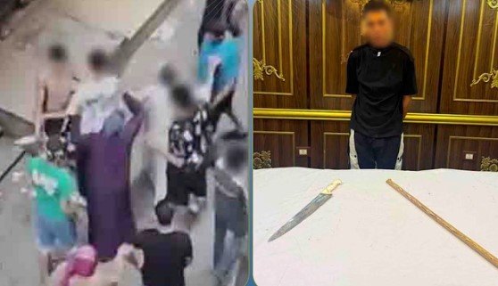 الداخلية تضبط شخصًا خلع ملابسه وهدد الأهالي بسلاح أبيض في الجيزة