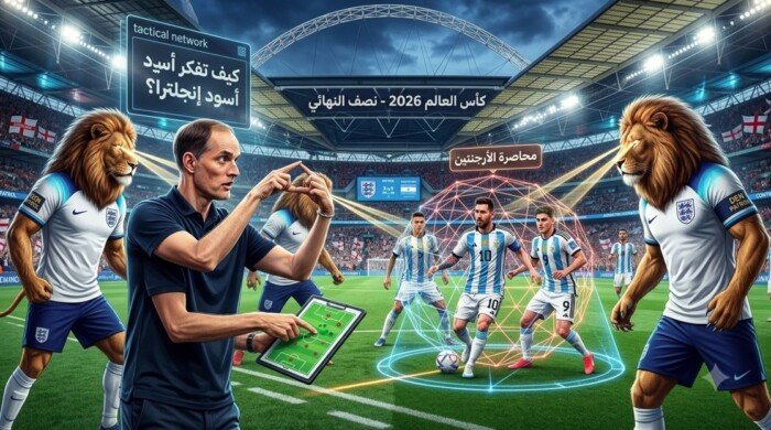 كيف تفكر أسود إنجلترا في اصطياد نجوم الأرجنتين داخل «عرين أتلانتا» بنصف نهائي كأس العالم 2026؟