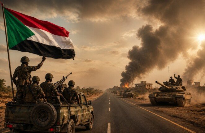 الجيش يعلن السيطرة على طريق الصادرات الاستراتيجي.. ماذا يحدث في السودان؟