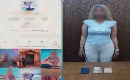ضبط صانعة محتوى بتهمة نشر فيديوهات خادشة للحياء بالإسكندرية