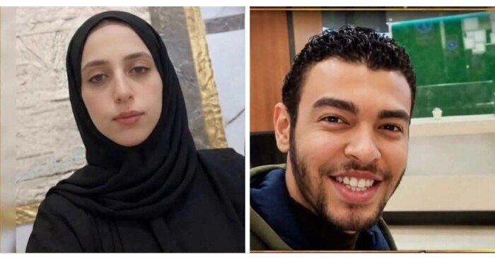 تشييع جثماني طبيب وفتاة لقيا مصرعهما في حادث مطروح