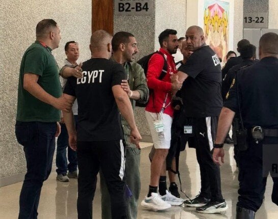 إبراهيم حسن يتحدث عن أزمته مع الشرطي الأمريكي:«محدش يدوس على كرامتنا»