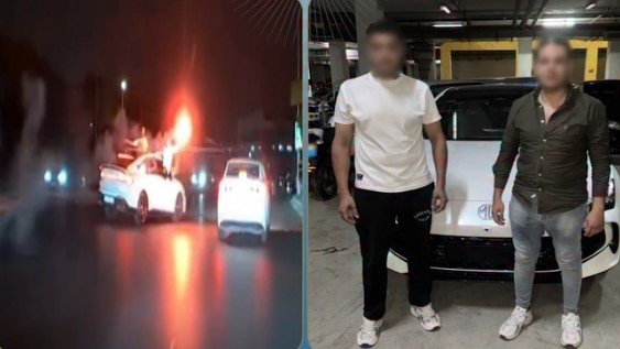 ضبط طالبين بتهمة الاستعراض بسيارتهما وتعطيل الحركة المرورية بالقاهرة
