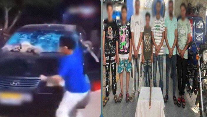 لا علاقة لها بكأس العالم.. الداخلية تكشف تفاصيل واقعة تحطيم سيارة في بني سويف