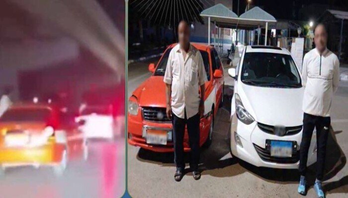 «موكب زفاف انتهى بقسم الشرطة».. القبض على السائقين المتهورين بالإسماعيلية| فيديو