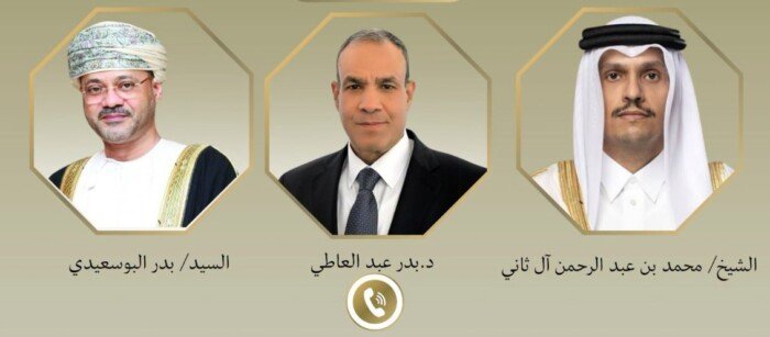 مصر وقطر وسلطنة عمان تؤكد أهمية خفض التصعيد واحتواء التوتر في المنطقة