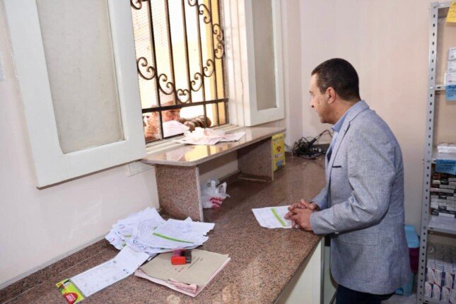 محافظ المنوفية يفتتح المجمع الطبي الشامل لمرضى التأمين الصحي بسنتريس
