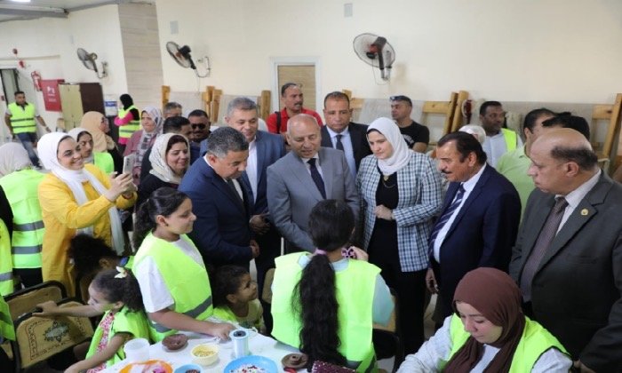 محافظ القاهرة يشهد فعاليات مبادرة لتدريب الأطفال على الحرف اليدوية