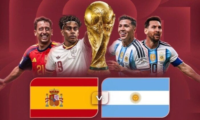 قناة عربية مفتوحة تنقل مباراة إسبانيا والأرجنتين في كأس العالم 2026.. تردد القناة وموعد اللقاء