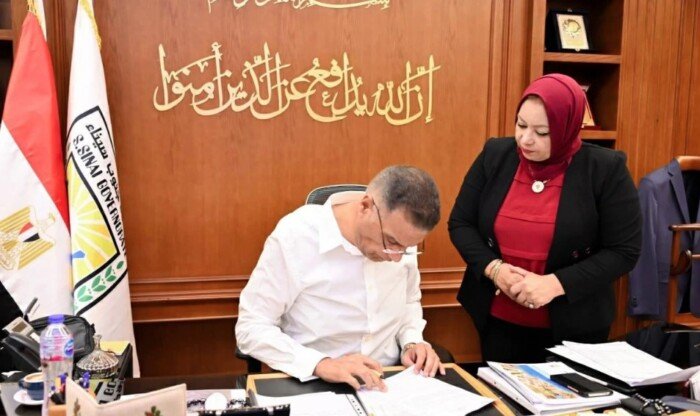محافظ جنوب سيناء يعتمد درجات القبول في الثانوي العام والتعليم الفني