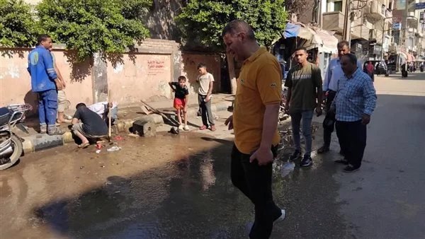 كسر في خط مياه بمنوف بالمنوفية.. وتحرك عاجل للإصلاح
