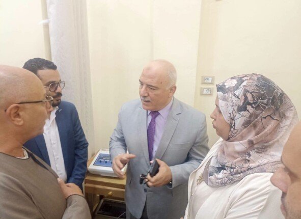 افتتاح قسم للعلاج الطبيعي بوحدة الحصة الصحية بطوخ في القليوبية