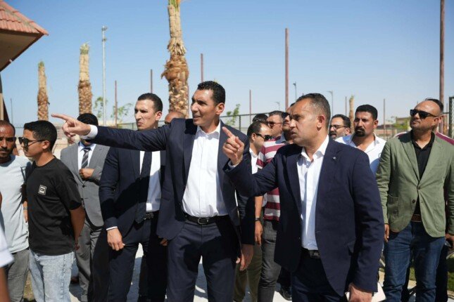 تفاصيل جولة وزير الرياضة للمنشآت الرياضية بمنطقة الإسكان بالعلمين الجديدة