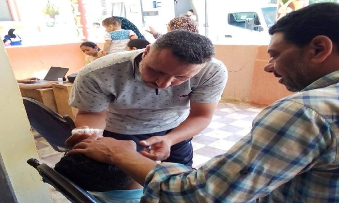 الكشف على 831 طفلًا في قافلة طبية مجانية ضمن مبادرة «أطفال أصحاء» بكفر الدوار
