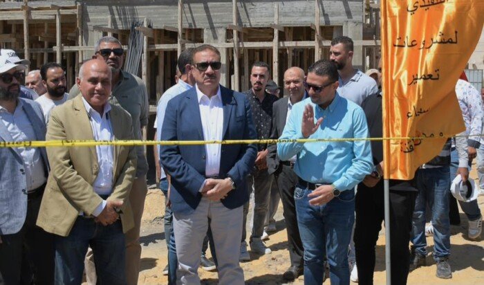 محافظ بورسعيد ورئيس جهاز تعمير سيناء يتابعان معدلات تنفيذ مشروع« 111 عمارة» سكنية لمستحقي الاسكان التعاوني