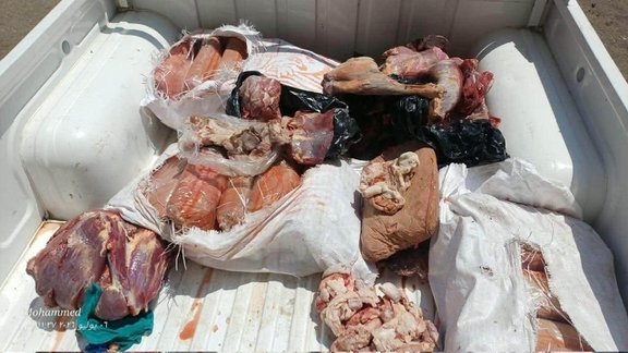 ضبط 120 كيلو لحوم فاسدة و14 كيلو جبنة رومى غير صالحة للاستهلاك في حى العرب ببورسعيد