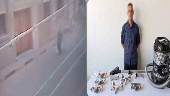 ضبط عاطل بتهمة سرقة مكنسة كهربائية و8 خلاطات مياه من داخل مسجد