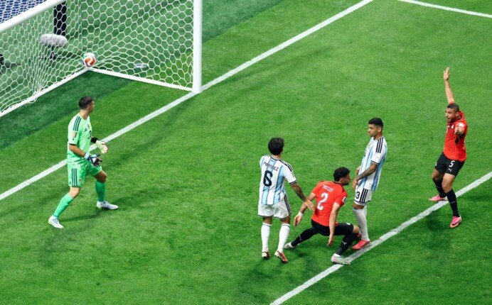 كأس العالم 2026.. منتخب مصر يسجل الهدف الأول ضد الأرجنتين «فيديو»