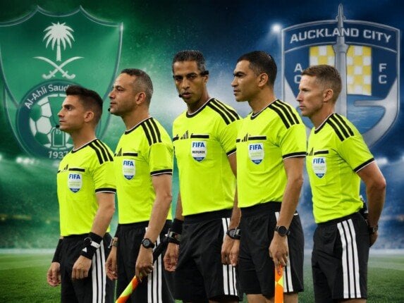 طاقم تحكيم مصري لإدارة مواجهة الأهلي جدة وأوكلاند سيتي في كأس الإنتركونتيننتال
