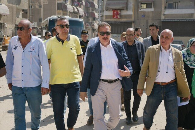 محافظ بورسعيد ورئيس جهاز تعمير سيناء يتابعان أعمال تطوير ورفع كفاءة 3 مناطق سكنية