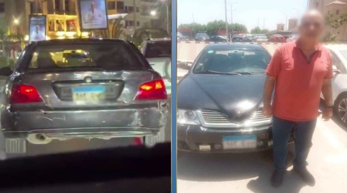 ضبط قائد سيارة طمس لوحاتها المعدنية للتهرب من المخالفات المرورية
