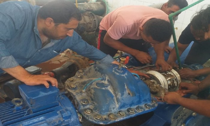 رئيس مياه القناة: الانتهاء من صيانة طلمبات العكره بالتل وأبوصوير وفايد