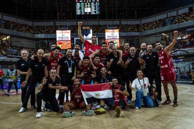 منتخب مصر يلاقي أوغندا في ختام تصفيات النافذة الثالثة لكأس العالم لكرة السلة 2027