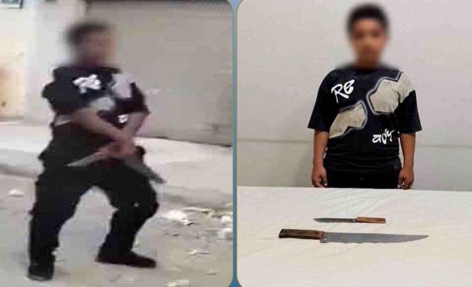 الداخلية تكشف ملابسات فيديو طفل يحمل أسلحة بيضاء في شوارع السويس