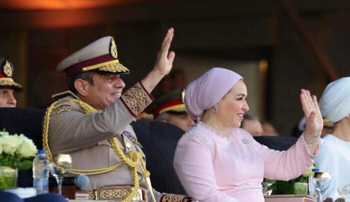 السيدة انتصار السيسي عن افتتاح مقر القيادة الاستراتيجية: «لحظة فخر وحب»