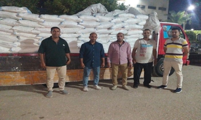 «تموين الفيوم» يضبط 9 أطنان دقيق مدعم و22 شيكارة خلطة بانيه مجهولة المصدر قبل توزيعها