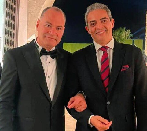 نقيب الإعلاميين يشارك في حفل زفاف نجل نشأت الديهي.. «صور»