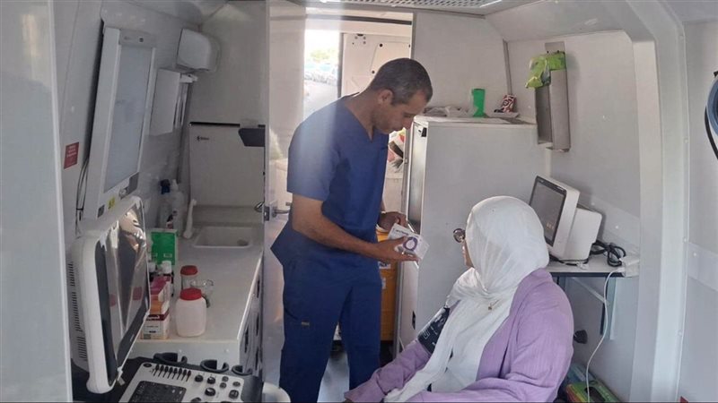 الصحة تشارك في استقبال بعثة المنتخب الوطني لكرة القدم بالعلمين الجديدة