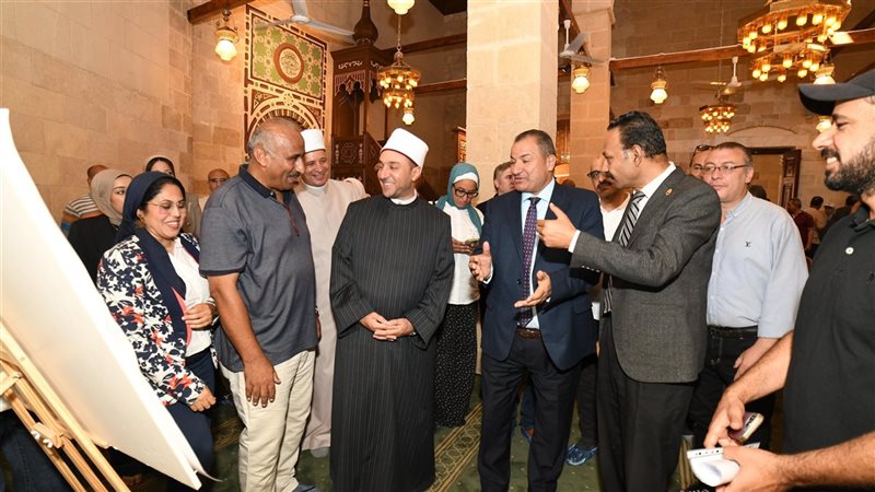 أمين عام الأعلى للآثار يفتتح مشروع ترميم مسجد محمد بك الصغير