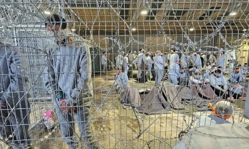 حملة “الأشرطة الحمراء” تدعو لاستئناف زيارات الصليب الأحمر للأسرى الفلسطينيين