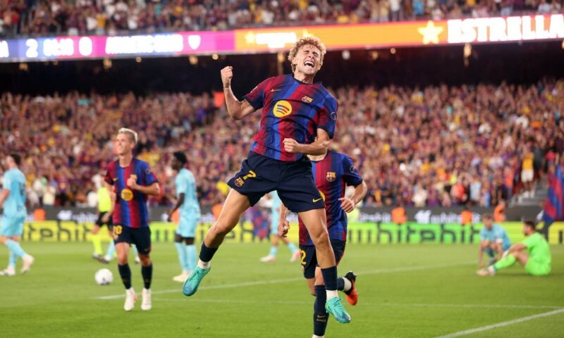 برشلونة يهزم بلباو في ظهور رودري الأول