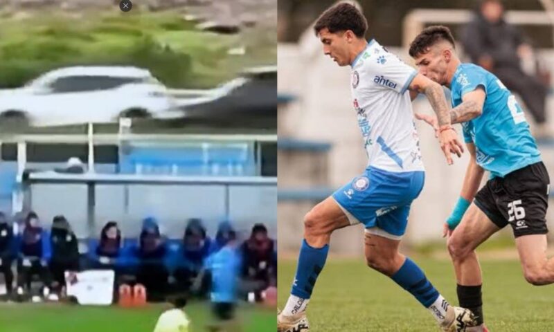 الأوروغواي.. ركل الكرة نحو الطريق الرئيس وتسبب بحادث مروري