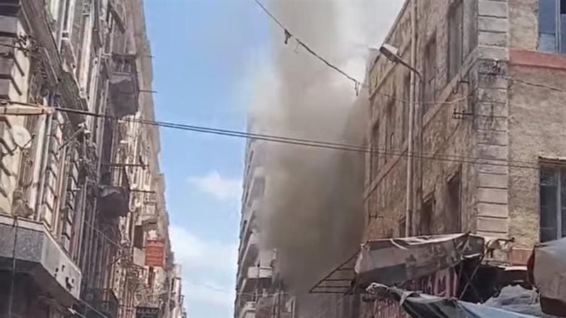 حريق في إحدى غرف إدارة غرب التعليمية بالإسكندرية