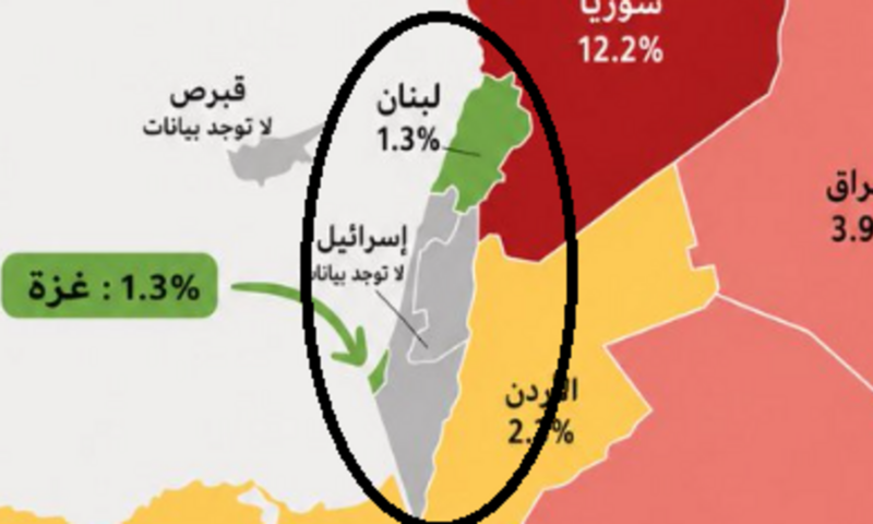 إسرائيل تحذف خريطة مثيرة للجدل بعد ضمها أجزاء من لبنان