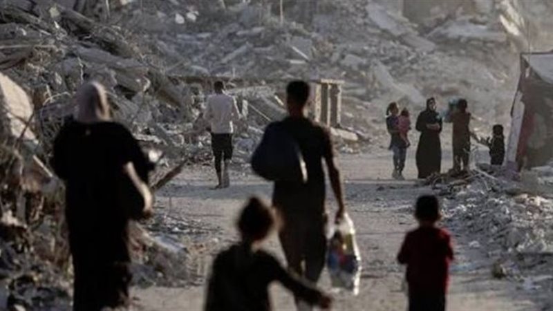 مصابون في قصف إسرائيلي على قطاع غزة