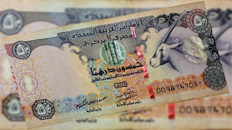 سعر الدرهم الإماراتي مقابل الجنيه في 5 بنوك مصرية بتعاملات بداية الأسبوع