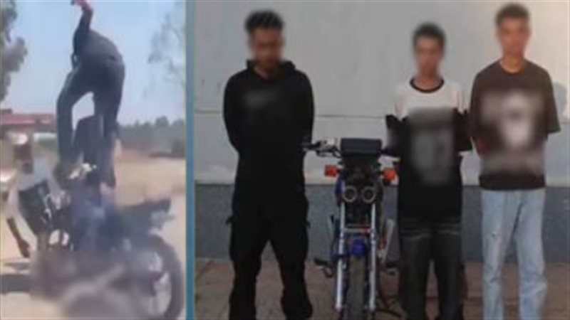 «الاستعراض» بالدراجات النارية ينتهي بضبط 3 أشخاص في الغربية