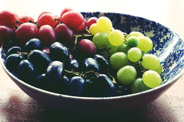 بين الأحمر والأخضر… أي نوع من العنب يمنحك فوائد صحية أكبر؟