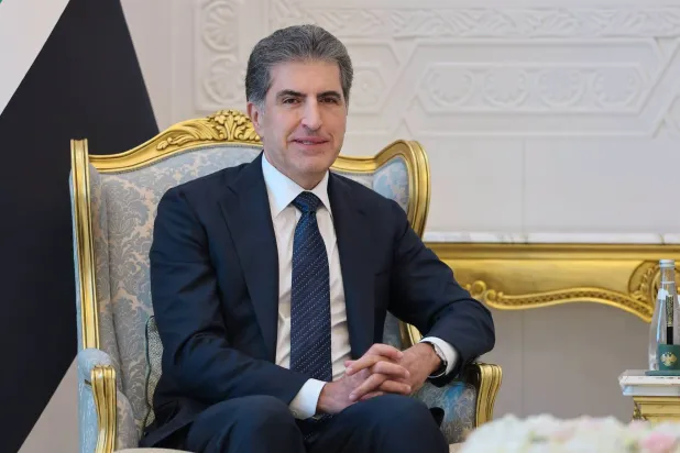 نيجيرفان بارزاني بعد لقائه الشرع: تجمعنا فرص كبيرة للتعافي والتعاون الاقتصادي