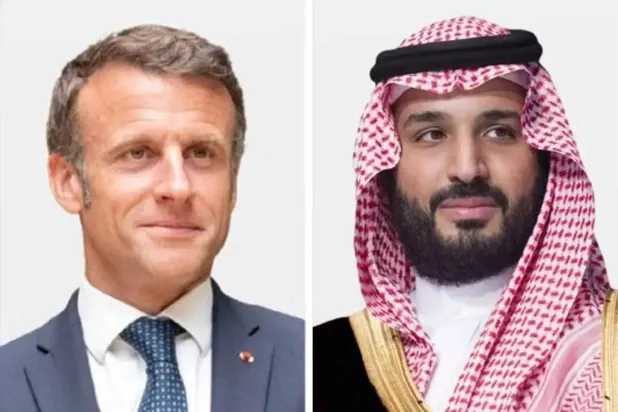 محمد بن سلمان وماكرون يبحثان جهود تعزيز أمن المنطقة