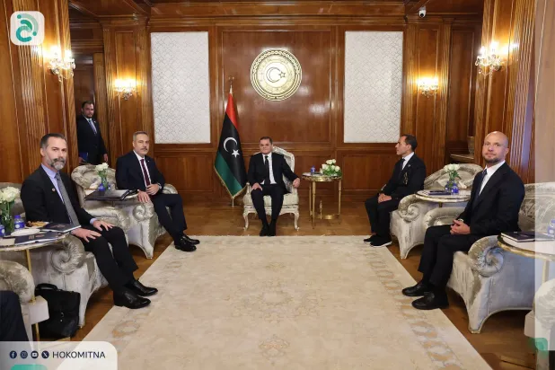 توحيد المؤسسات الليبية يتصدر محادثات الدبيبة وفيدان في طرابلس