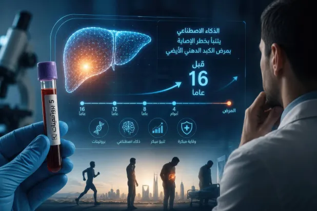 هل يستطيع الذكاء الاصطناعي التنبؤ بمرض الكبد الدهني قبل 16 عاماً؟
