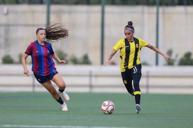 الاتحاد يخسر وديته الأولى أمام سيدات برشلونة