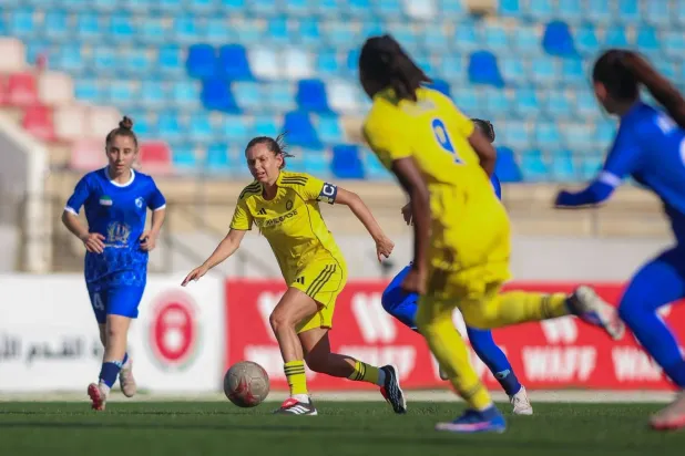 سيدات النصر يستعدن لمشوارهن الآسيوي